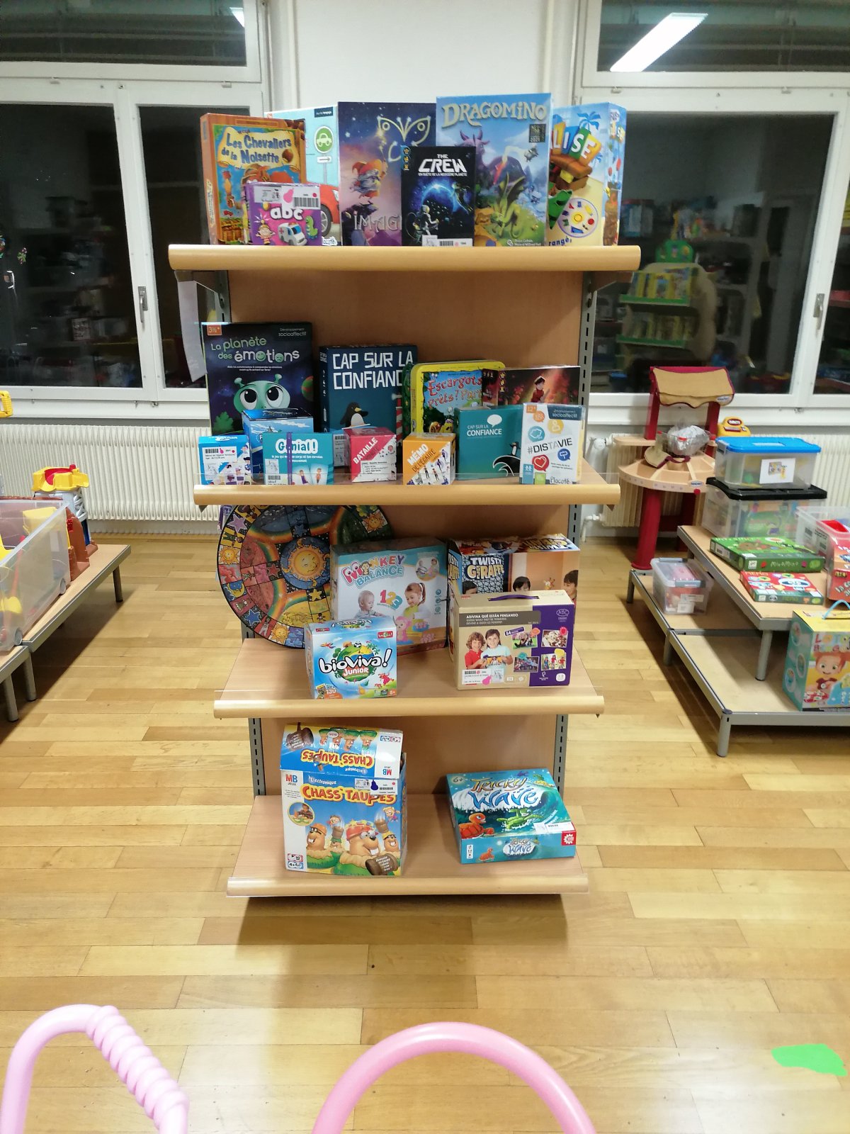 Etagère des nouveautés